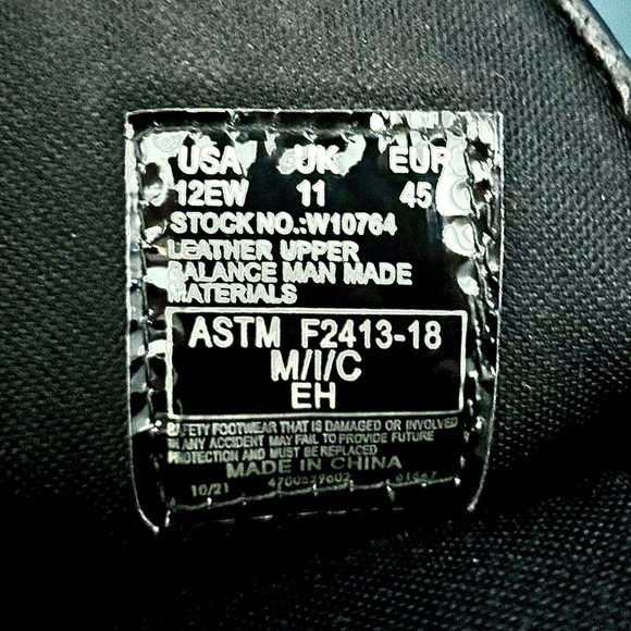 Wolverine W10764 Dark Brown Men’s Rancher Work Boot. Steel Toe, ASTM F2413-18. - Picture 8 of 9